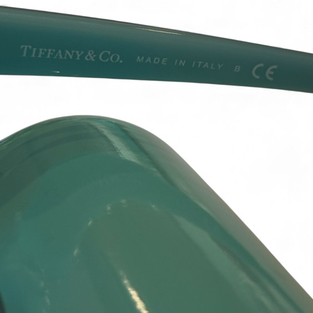 Authentic Tiffany & Co Sunglasses Rimmed in Signature Tiffany Blue Crystal Frame - Picture 11 of 16